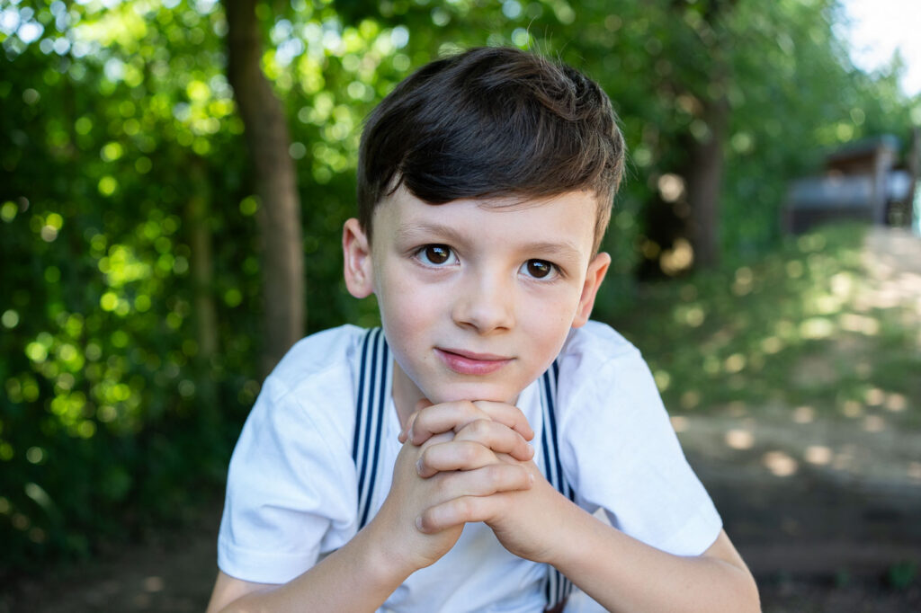 Portrait eines Jungen, Kitafotografie Esslingen